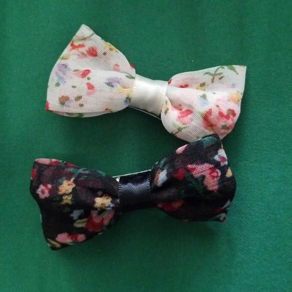 Small Floral Hairbows